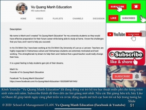 Vu Quang Manh Education